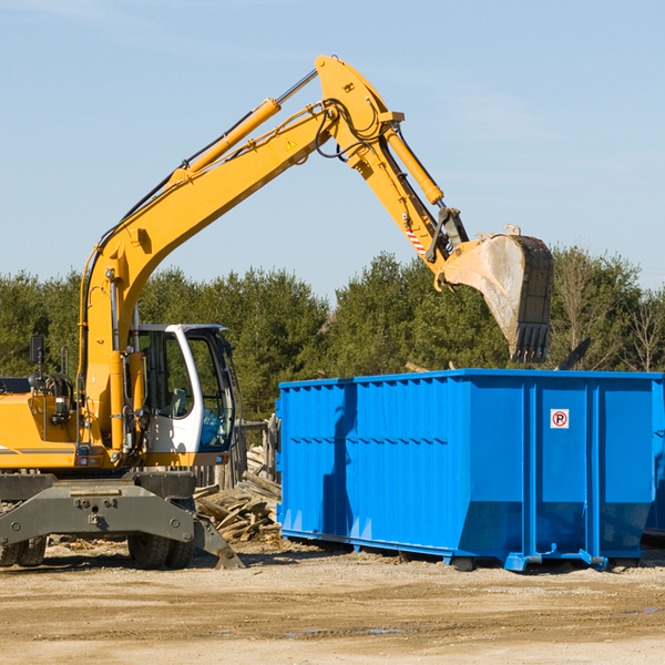 can i choose the location where the residential dumpster will be placed in West St. Clair